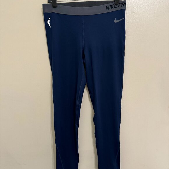 Nike WNBA Team Player Issue Compression Pants Navy Womens CW4249-419 NEW - Picture 1 of 16